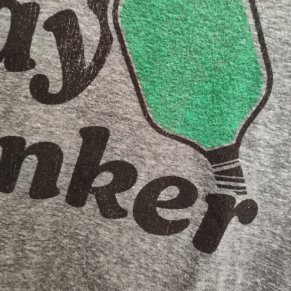 NWT Men's S Original Retro Brand Gray Pickleball Graphic T-Shirt, Day Dinker - Picture 4 of 8